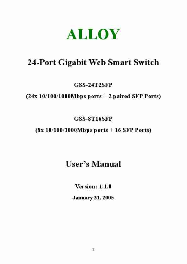 Alloy Computer Products Switch GSS-24T2SFP-page_pdf